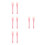 8Pièces Pinceaux Silicone Rose Brosse Pour Double Embout 5