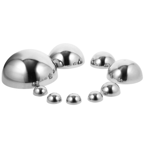 36Pz Riflettente Mezza Sfera Argento Per Giardino 1