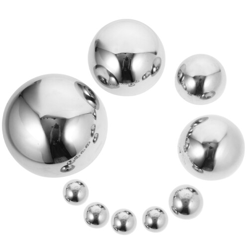 36Pz Riflettente Mezza Sfera Argento Per Giardino 2