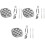 3Set Piatto 12 Casa Forchette Clip 3