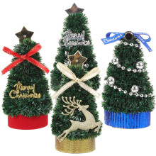 8Pz Mini Alberi Natale Per Casa Delle Bambole E Decorazioni Tavolo
