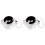 Decorazioni Cuore Brillanti in Argento Per Smile 3