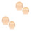 4Pz Beige in Lattice Morbido Per E Cosplay 9