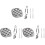 3Set Piatto 12 Casa Forchette Clip 2