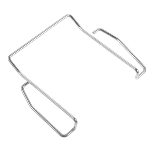 4Pz Fermaglio Clip Metallo Per Microfono Lavalier Argento