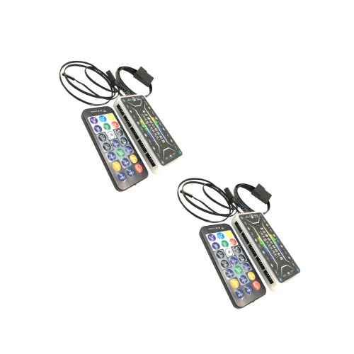 2Pz Multi-Port Argb Hub Nero ABS Per Computer 2