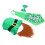 2Set Decorazioni Tessuto Verde Cappello E Festa St. Patrick 1