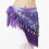2Pz Gonna E Sciarpa Danza Per Donne Viola Con Design 8