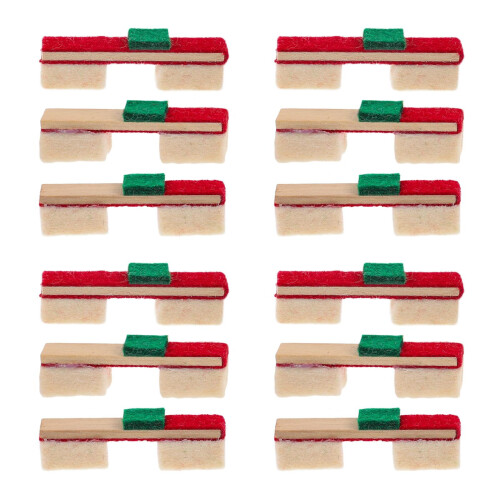 12Pz Silenziatori Rosso Per Pianoforte Professionale 2