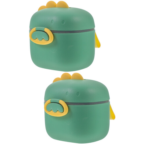 2Pz Contenitori Formula Portatili Multi PP Silicone Viaggio 2