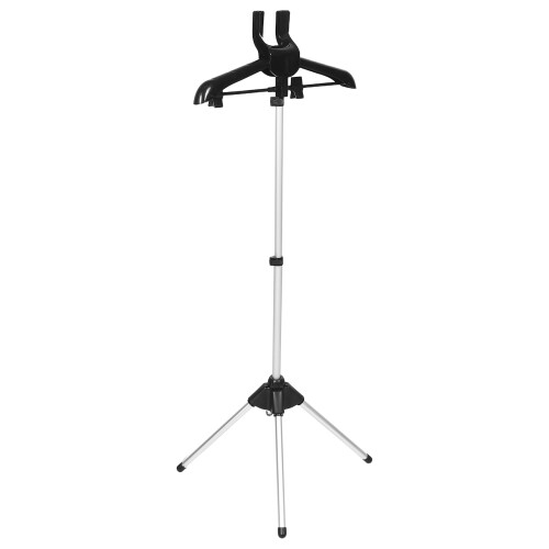 2Pz Steamer Per Vestiti Nero Pieghevole Con Stabile 2