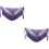2Pz Gonna E Sciarpa Danza Per Donne Viola Con Design 5
