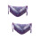 2Pz Gonna E Sciarpa Danza Per Donne Viola Con Design 6