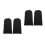 4Pz Dreadlock Uomo Spandex Nero Fascia Elastica 9