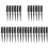 30Pz Pettine Nero Tre File Ergonomico Per Styling E Volume 4