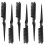 30Pz Pettine Nero Tre File Ergonomico Per Styling E Volume 2