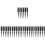 30Pz Pettine Nero Tre File Ergonomico Per Styling E Volume 7