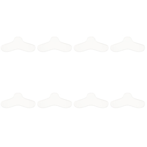 8Pz Pads Gel Per Naso Silicone Bianco Per Maschere E 1