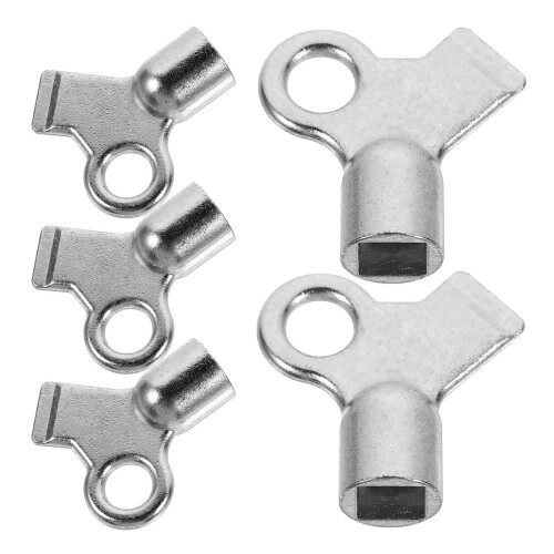 20Pz Chiavi Sfiato in Alluminio Argento E Portatile 1