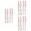 12Pz Extension Sintetica Coda Cavallo Multiuso Clip Per 6