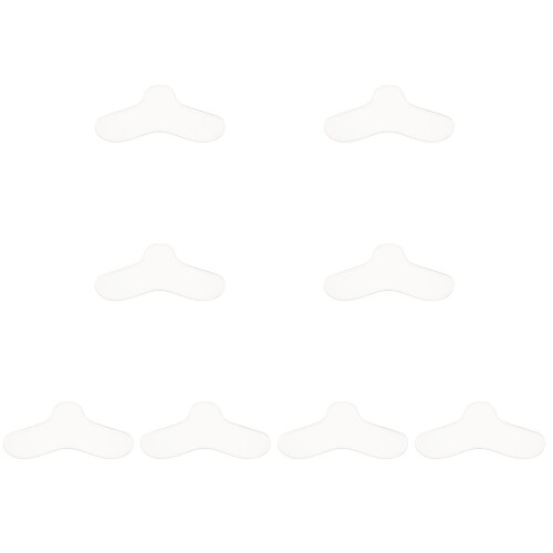 8Pz Pads Gel Per Naso Silicone Bianco Per Maschere E 2