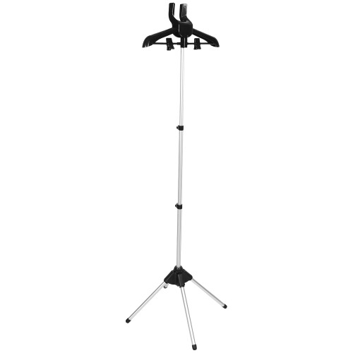 2Pz Steamer Per Vestiti Nero Pieghevole Con Stabile 1