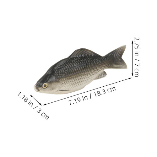 12Pz Addobbi Pesce Realistici in Per Decorativo 1