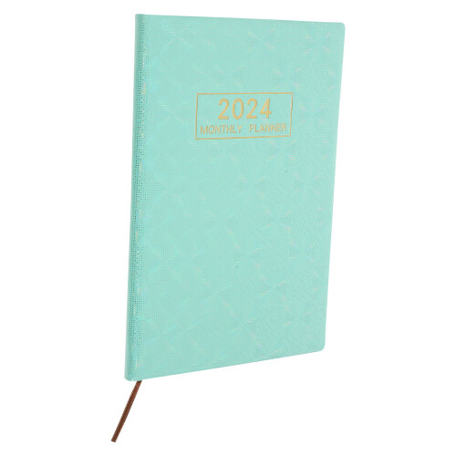 Planner Settimanale Verde Taccuino Per Studenti 2024 Portatile 1