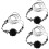 3Pz Collane Choker Fiore Nero Per Ragazze Halloween 6