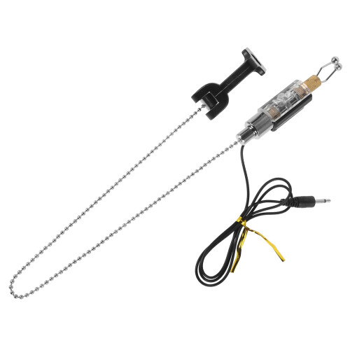 4Pz Pesca Allarmi Metallo Nero Per 2
