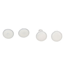 500 Sets Weiße 6x8mm Eisenledernieten für Taschen, Gürtel & Handwerksarbeiten