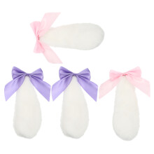 6Pares Presilhas Coelhinhos Pelúcia Coloridas Com Para Mulheres