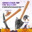 3Conjuntos Machado De Espuma Leve Para Cosplay Dwarf E Halloween 9
