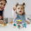 2Conjuntos Mini Móveis Decorativos Azul Para Uso Infantil 4