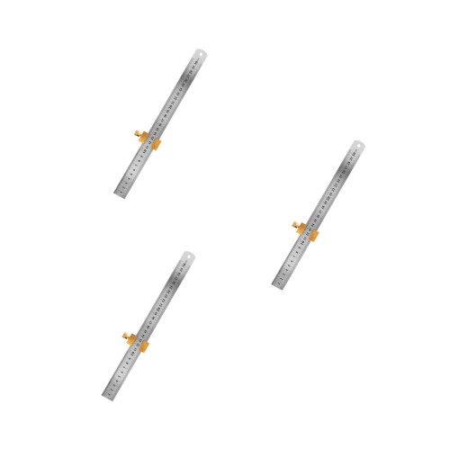 3Conjuntos Medidor Manual Para Marcenaria Preto E Resistente 2