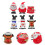 4Conjuntos De Natal Com Mecanismo Clockwork PP E Metal 10