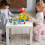 2Conjuntos Mini Móveis Decorativos Azul Para Uso Infantil 5