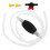 2Conjuntos Kit Bomba Sifão Manual PP Com Válvula Para E Gasolina 2