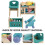 2Conjuntos Mini Móveis Decorativos Azul Para Uso Infantil 7