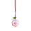 Klarglas-Perlen-Schlüsselanhänger, Ornament,-Blumenschatz 1