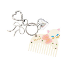 Porte-clés Animal en acétate à la mode,-Pendentif peigne chaton