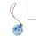 Klarglas-Perlen-Schlüsselanhänger, Ornament,-Blumenschatz 4
