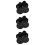 3Set Hockey Da Tavolo ABS Nero Per Party E Giochi 10
