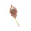 Épingle de paon en métal Unique, accessoire de soirée-Rose 1