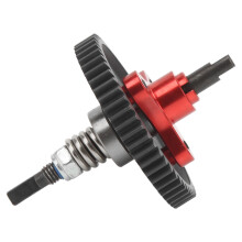 54T Aluminum Steel Slipper Clutch for 1/10 RC Cars Red