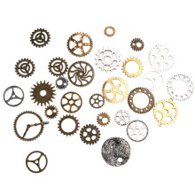 3Szt Części Zegarka Steampunk Metal Kolorowy Vintage Do Rękodzieła