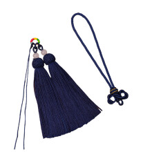 Kulturelle Knotenquasten, Autodekoration,-Marineblau