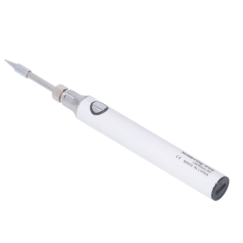 Cordless Usb Soldering Iron 3-Gear 1100Mah, Portable, White 4101371180615