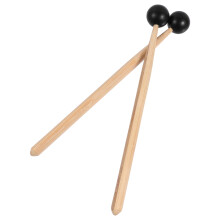 4Stk Kinder Drumsticks Holz Mit Silikonkopf Für Glockenspiel