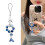 Porte-clés élégant avec sangle de téléphone portable,-Vert 4